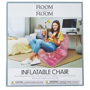 Y2K 90’s Style Pink Inflatable Lounge Chair